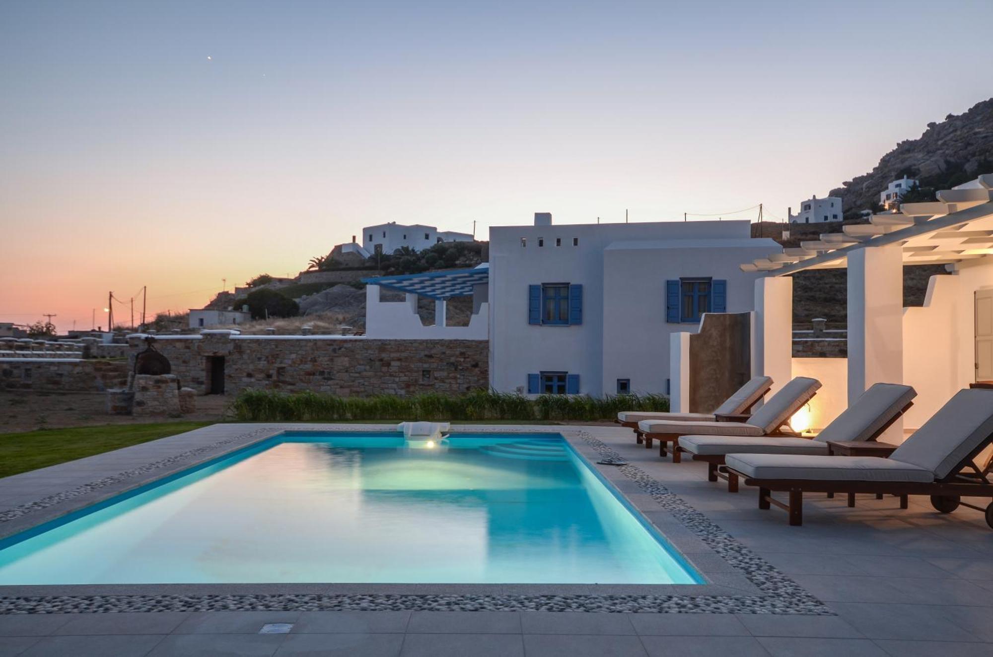 Natura Villas In Naxos 미크리 비글라 외부 사진