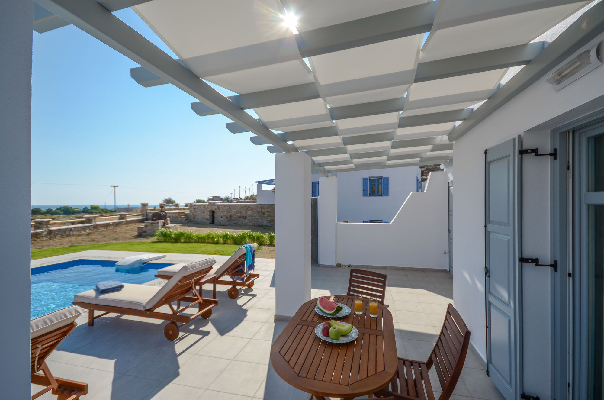 Natura Villas In Naxos 미크리 비글라 외부 사진